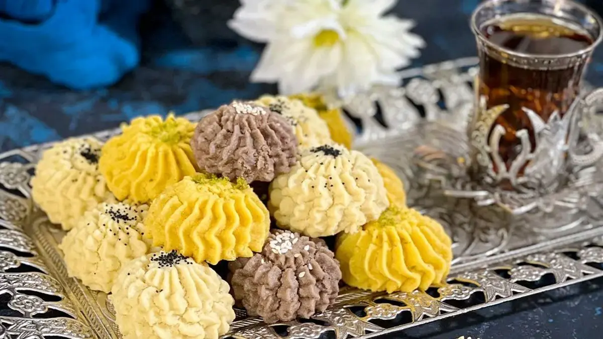 طرز تهیه شیرینی بهشتی با روغن جامد به سبک قنادی‌ها