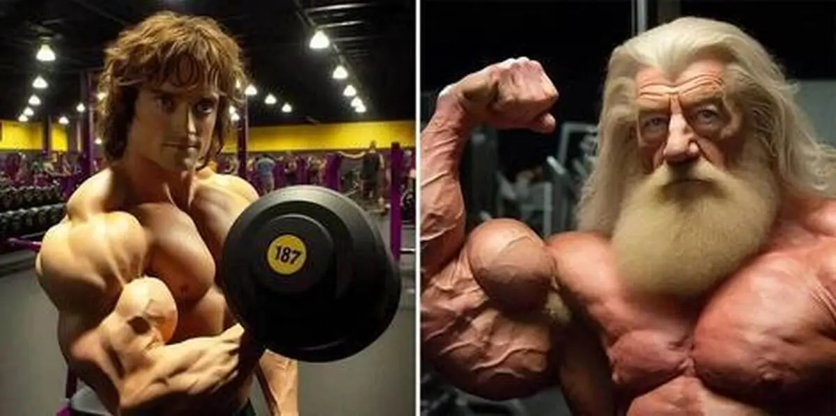 (تصاویر) بدنسازی شخصیت‌های ارباب حلقه ها!