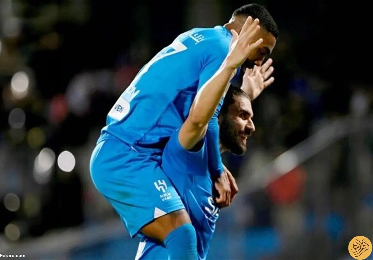 (عکس) شادی خاص نیمار پس از پیروزی ۷ گُله الهلال