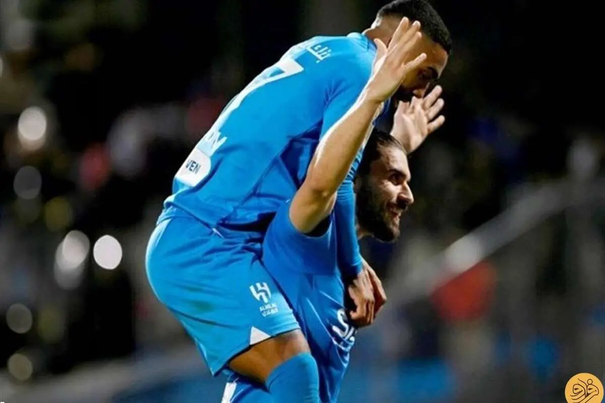 (عکس) شادی خاص نیمار پس از پیروزی ۷ گُله الهلال