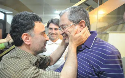عکس> حجاریان در دیدار با تاج زاده