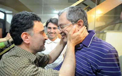 عکس> حجاریان در دیدار با تاج زاده