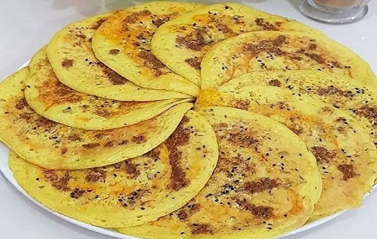 طرز تهیه نان شلشلو (شل شلی) جنوبی؛ خوشمزه و مخصوص