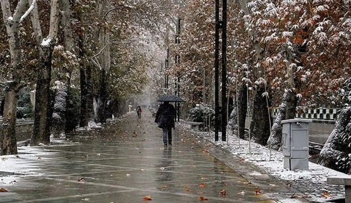 بارش برف و باران در کشور / وزش باد شدید در برخی استان‌ها
