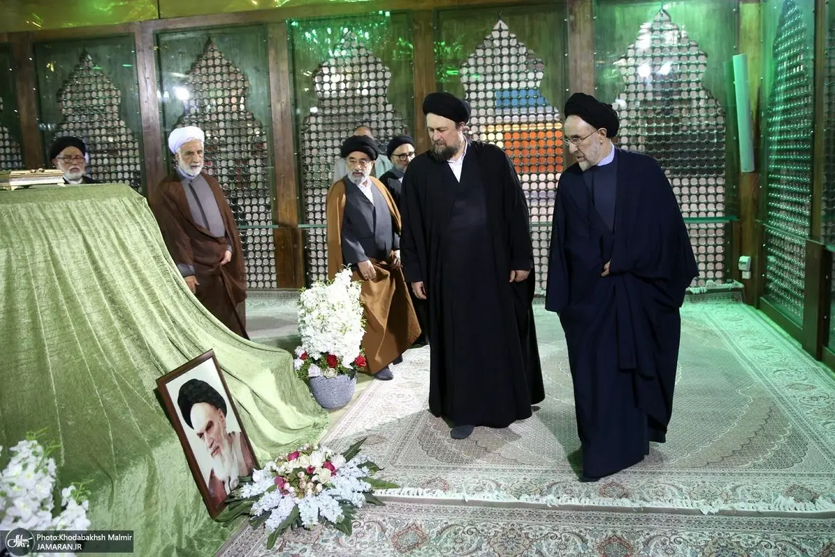 (تصاویر) حضور سید محمد خاتمی در مرقد امام خمینی(ره)