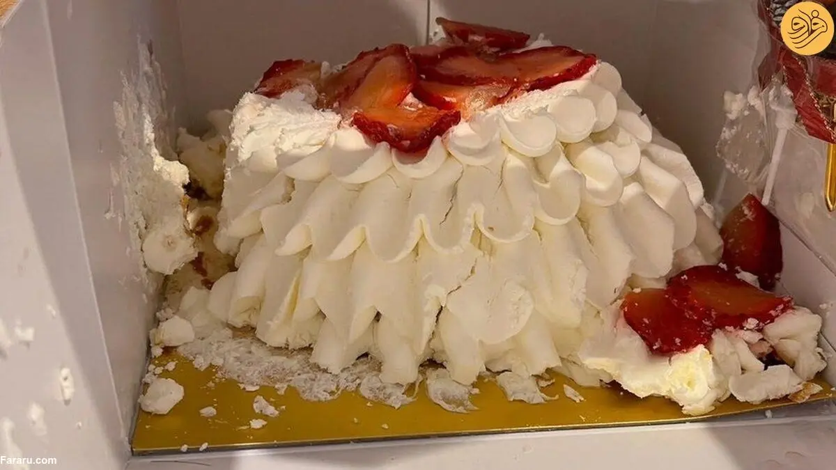(ویدئو) عذرخواهی برای ۸۰۰ کیک توت فرنگی چپه شده