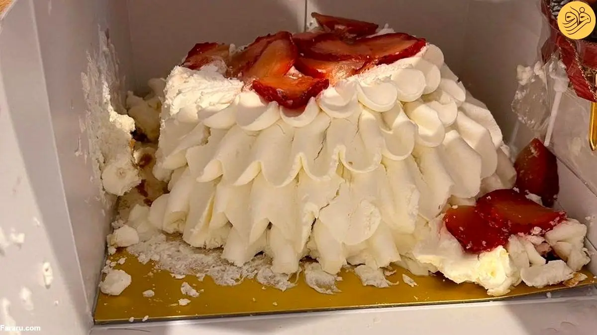 (ویدئو) عذرخواهی برای ۸۰۰ کیک توت فرنگی چپه شده