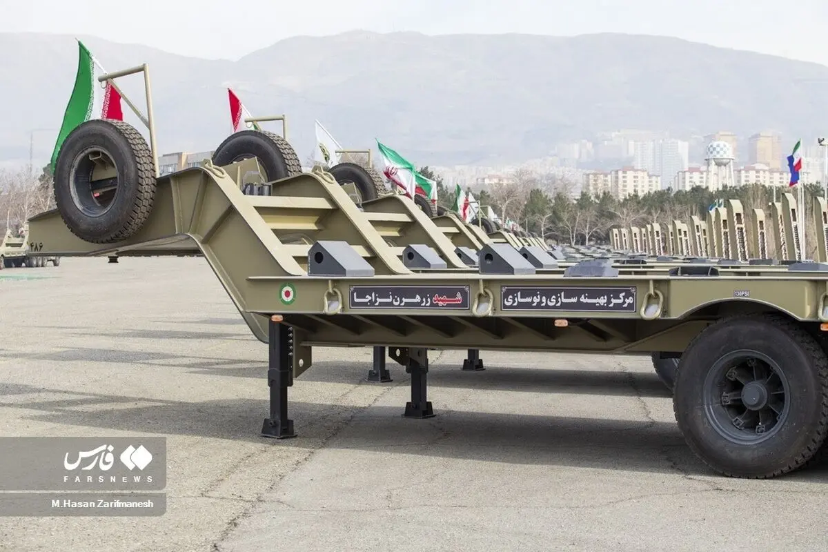 (تصاویر) الحاق «تریلر تانک‌بر» به نیروی زمینی ارتش