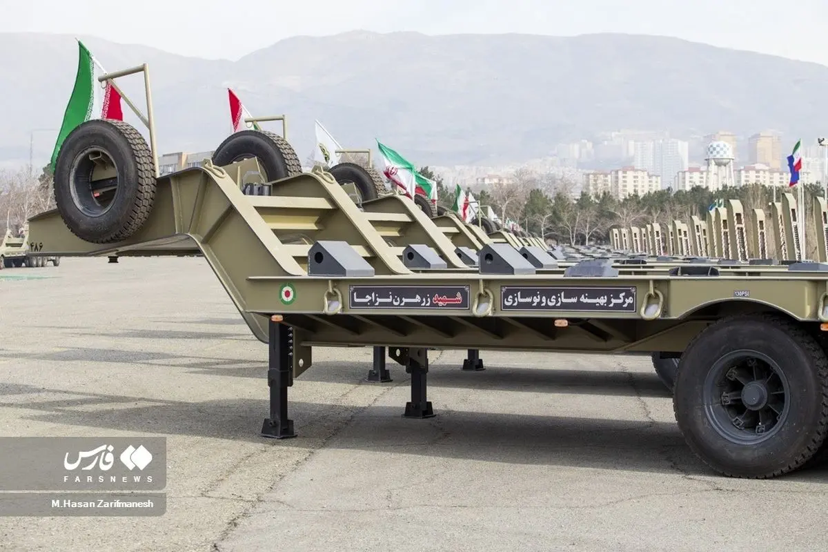 (تصاویر) الحاق «تریلر تانک‌بر» به نیروی زمینی ارتش