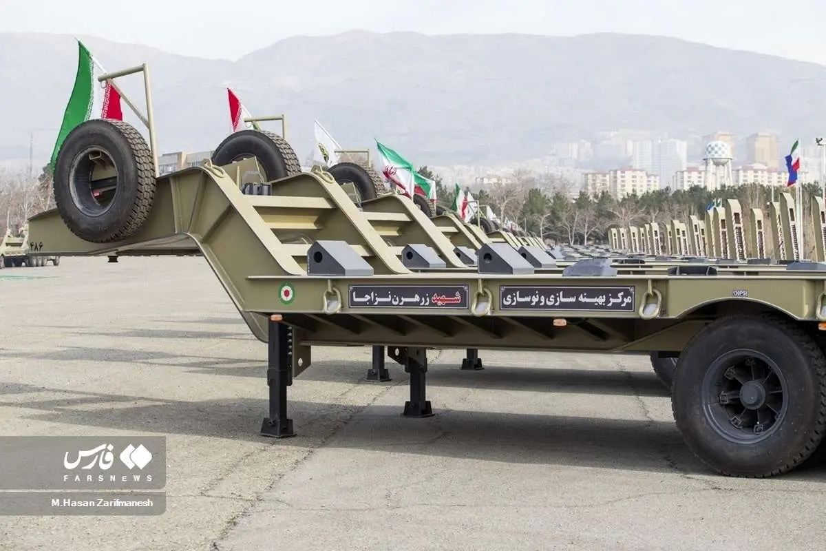 (تصاویر) الحاق «تریلر تانکبر» به نیروی زمینی ارتش