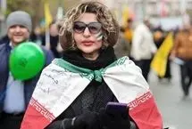 زنان حاضر در راهپیمایی ۲۲ بهمن در قاب تصویر صداوسیما