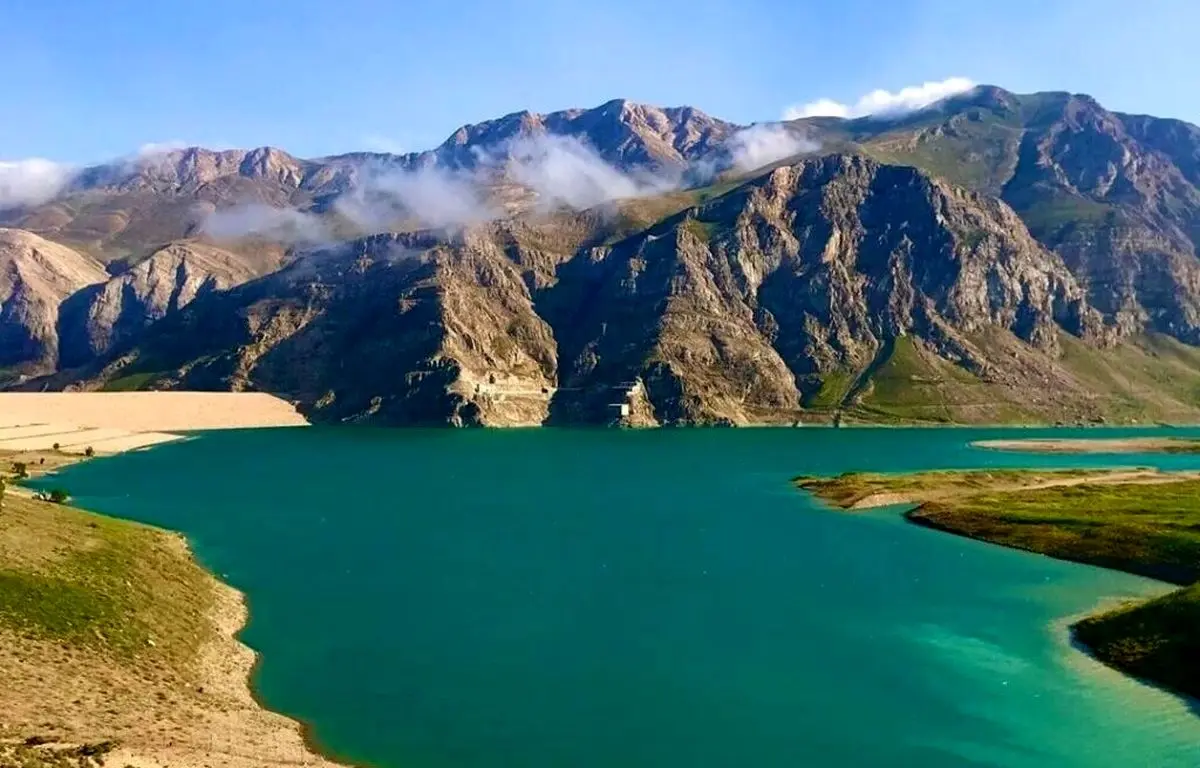 (ویدئو)  کاهش چشم‌گیر ذخیره آب دریاچه سد لار استان تهران
