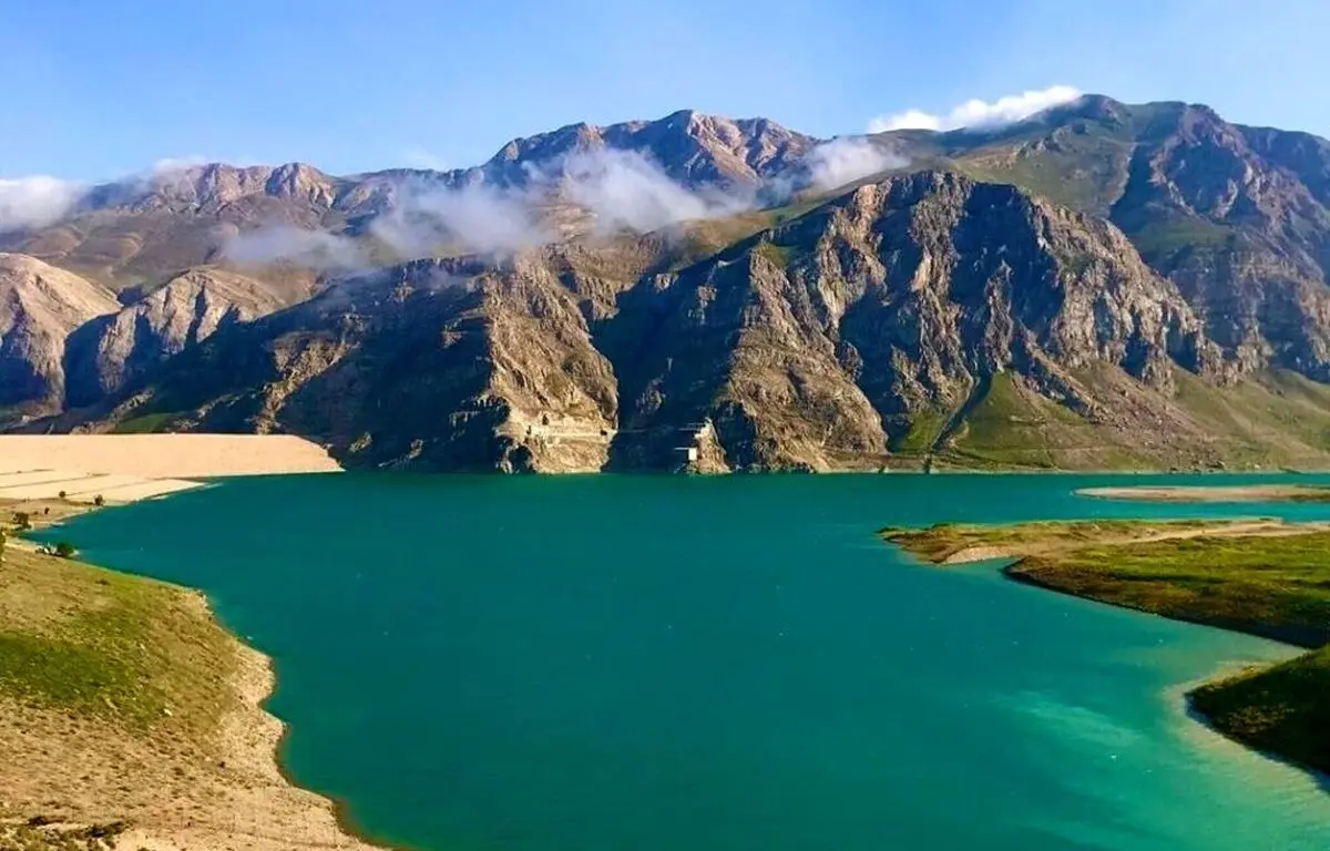 (ویدئو)  کاهش چشم‌گیر ذخیره آب دریاچه سد لار استان تهران