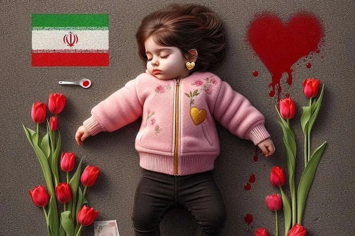 تصویر ریحانه با کاپشن صورتی روی ناو ابومهدی