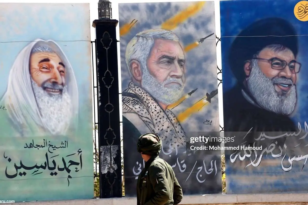 (عکس) نقاشی دیواری از سردار سلیمانی در خیابانی در صنعا