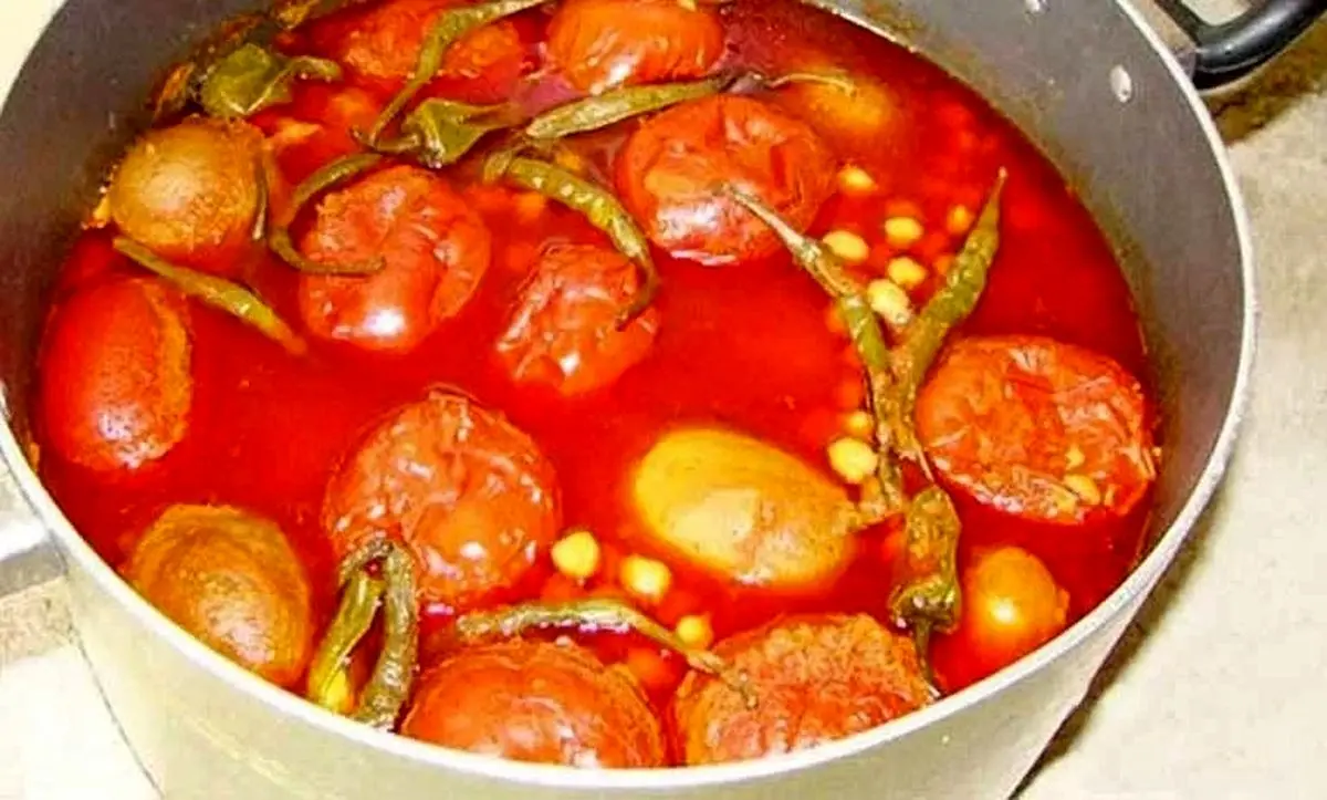 طرز تهیه آبگوشت فلفل همدانی خوشمزه