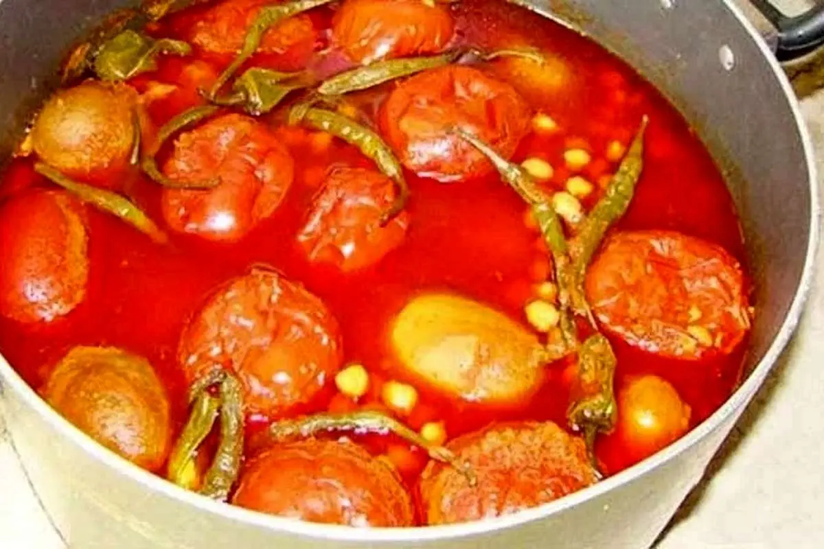 طرز تهیه آبگوشت فلفل همدانی خوشمزه
