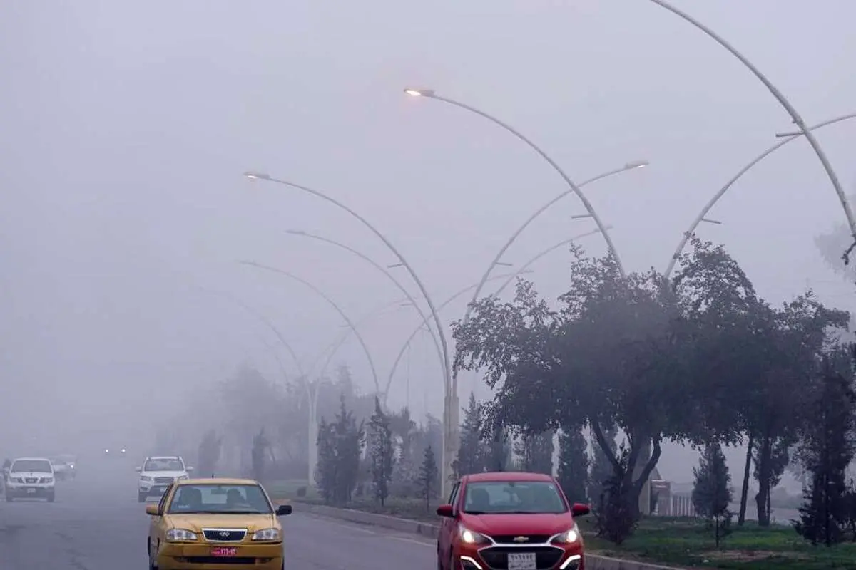 (تصاویر) موصل در مه