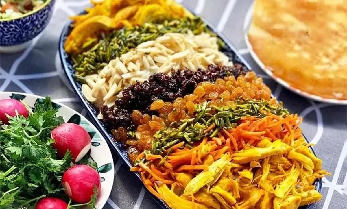 طرز تهیه هفت رنگ پلو تهرانی؛ خوشمزه و مجلسی