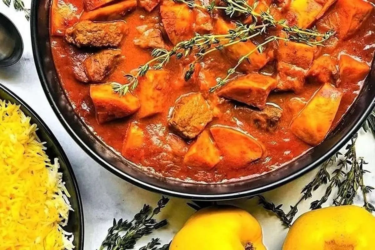 طرز تهیه خورشت به آلو با گوشت
