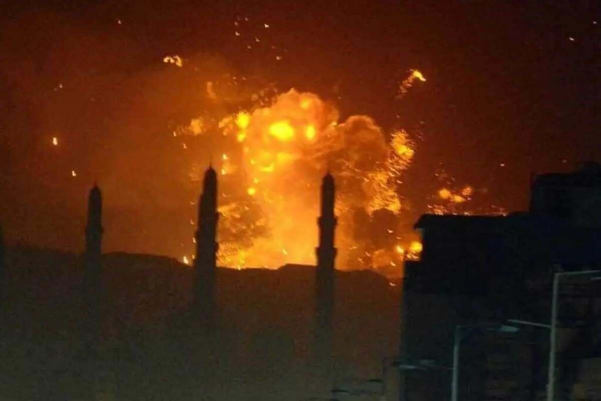 (ویدیو) حمله مجدد آمریکا و انگلیس به یمن
