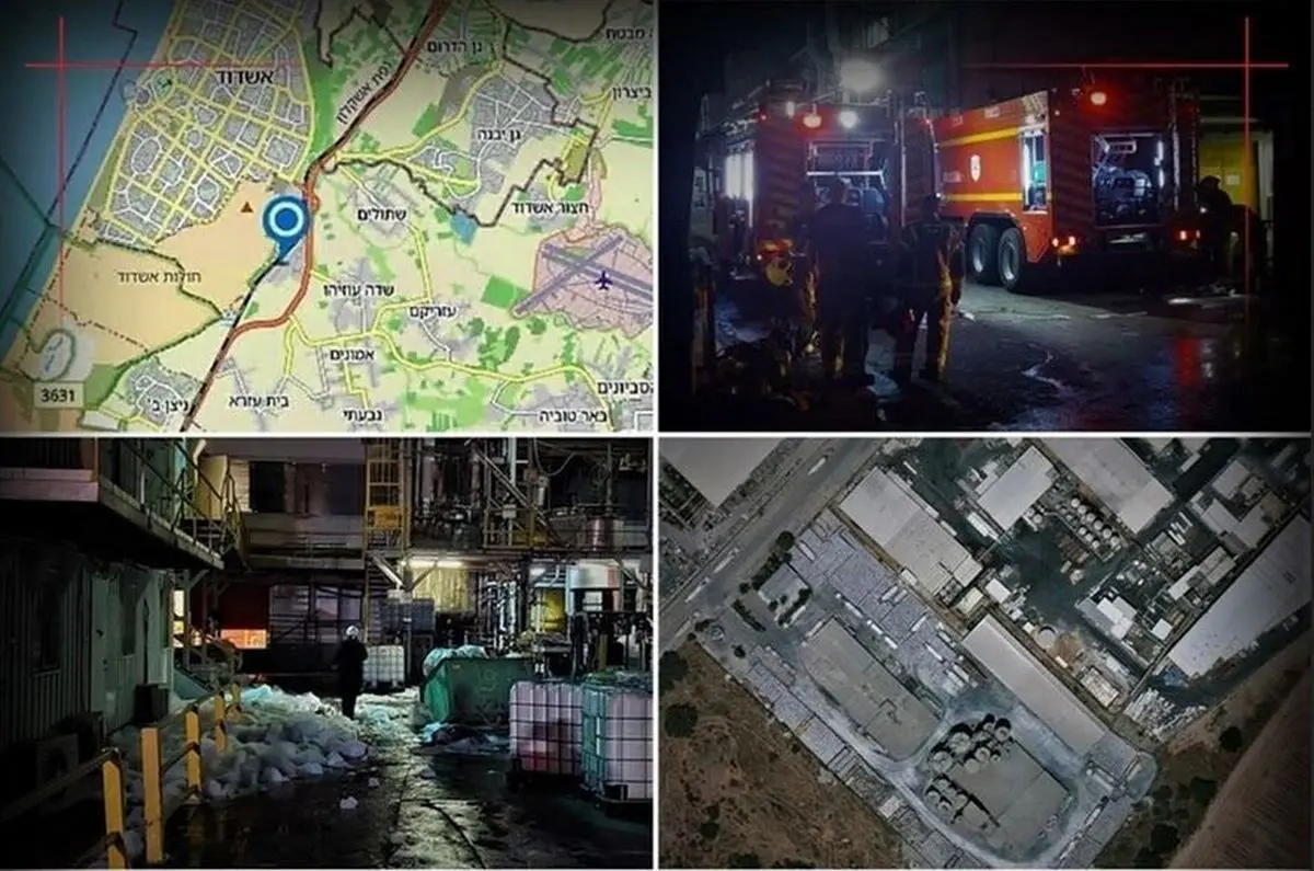 حمله پهپادی مقاومت عراق به بندر اشدود اسرائیل