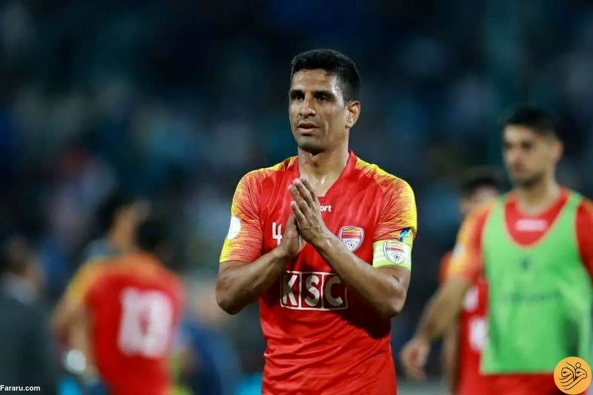 (عکس) اقدام غیرمنتظره کاپیتان فولاد خوزستان