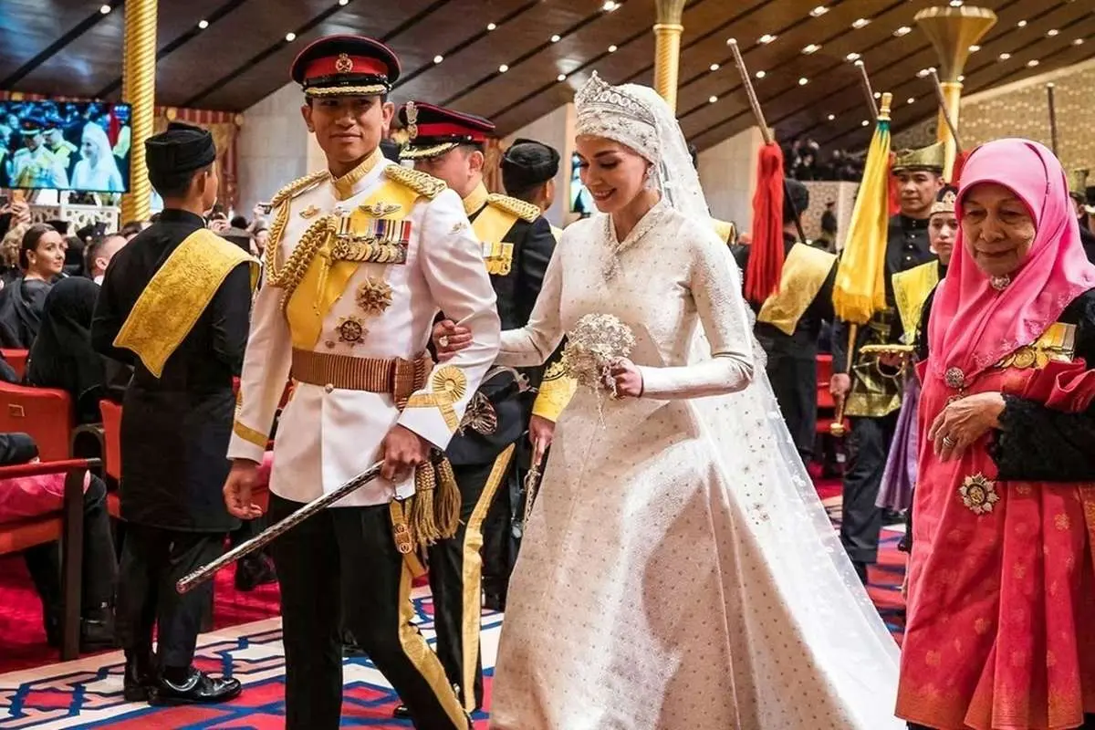 (ویدئو) ازدواج سلطنتی در برونئی پس از ۱۰ روز جشن