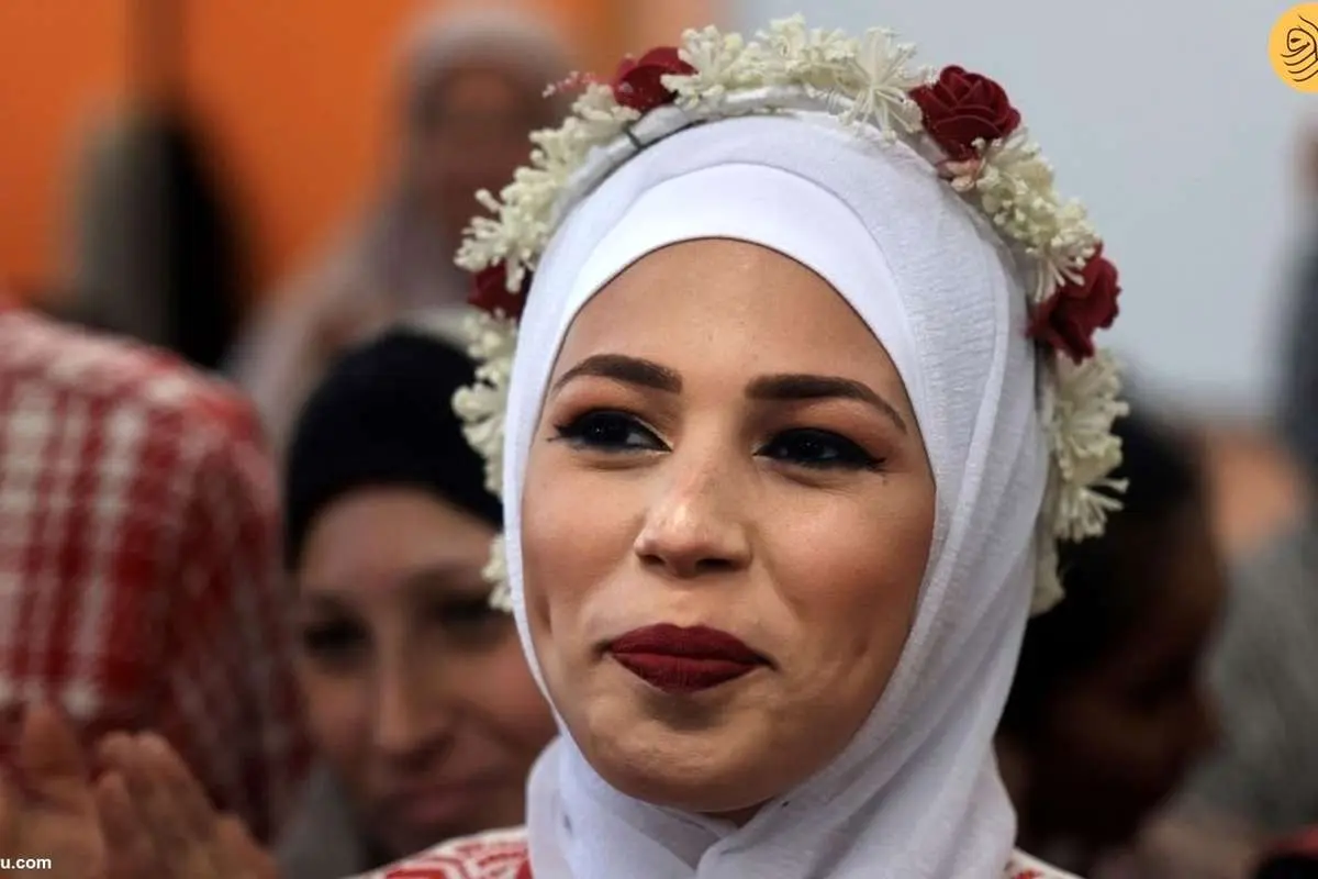 (ویدئو) جشن عروسی زوج فلسطینی در سایه حملات اسرائیل