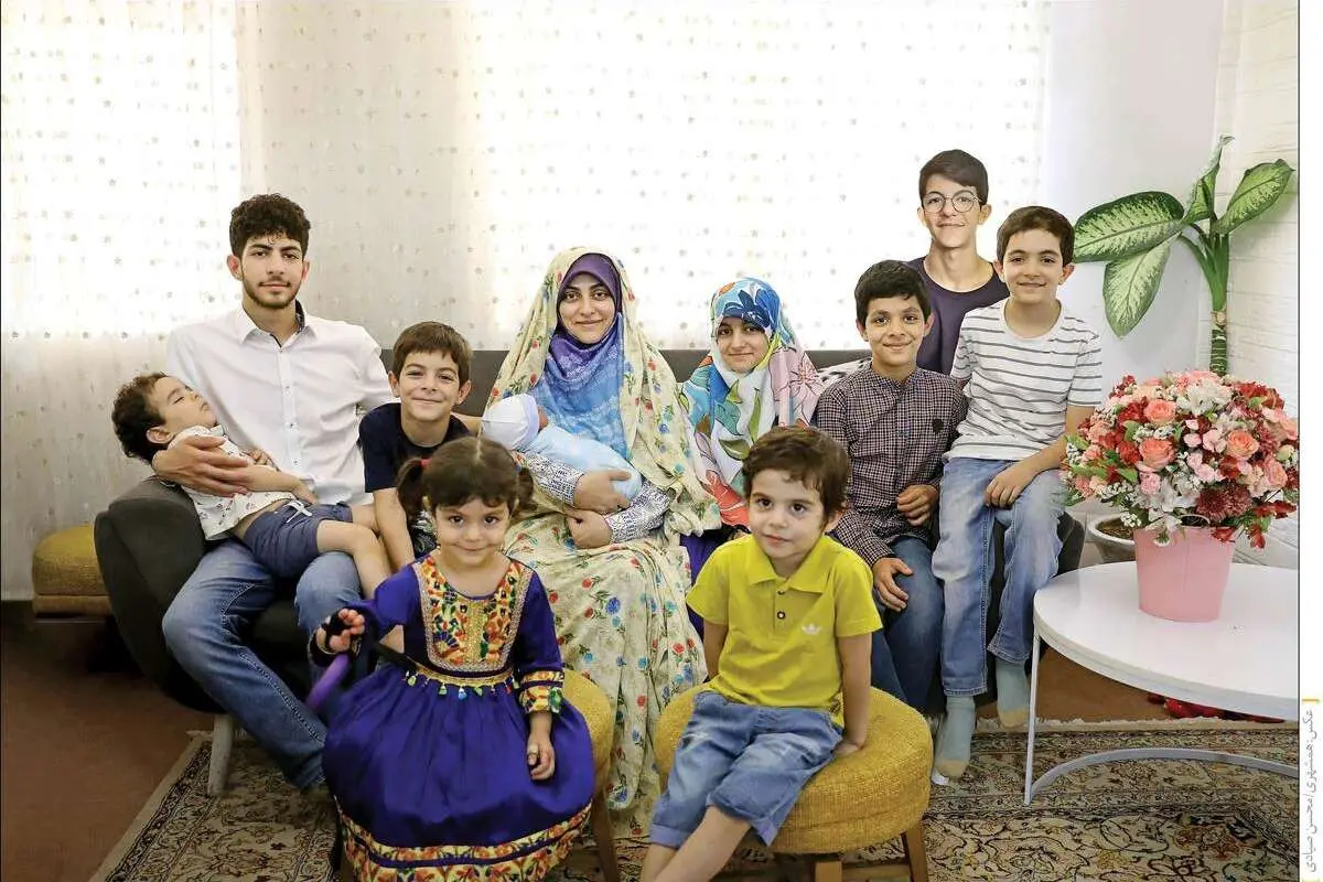 داستان یک پدر و مادر دهه شصتی با ۹ فرزند