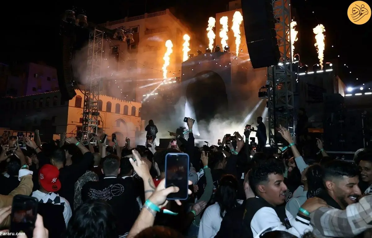 (ویدئو) جشنواره موسیقی بین المللی در بخش تاریخی شهر جده