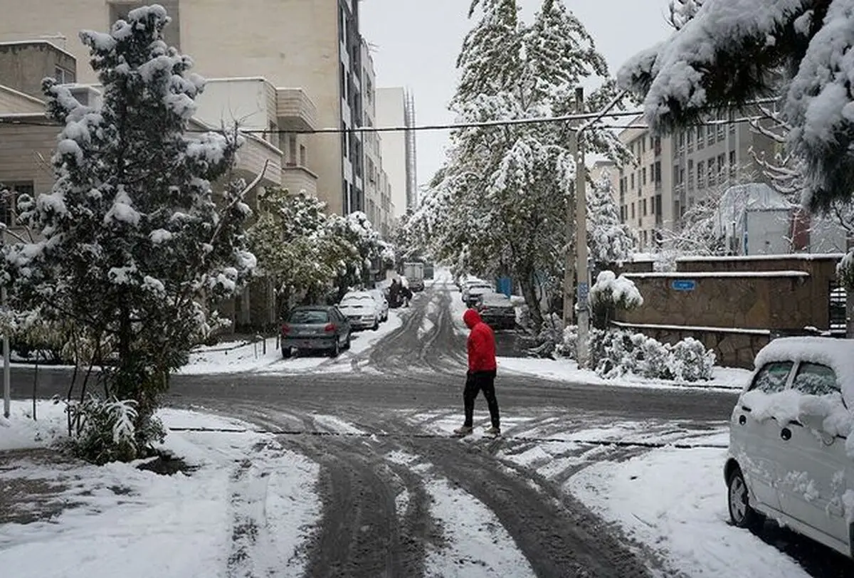 بارش برف و باران در نقاط مختلف کشور