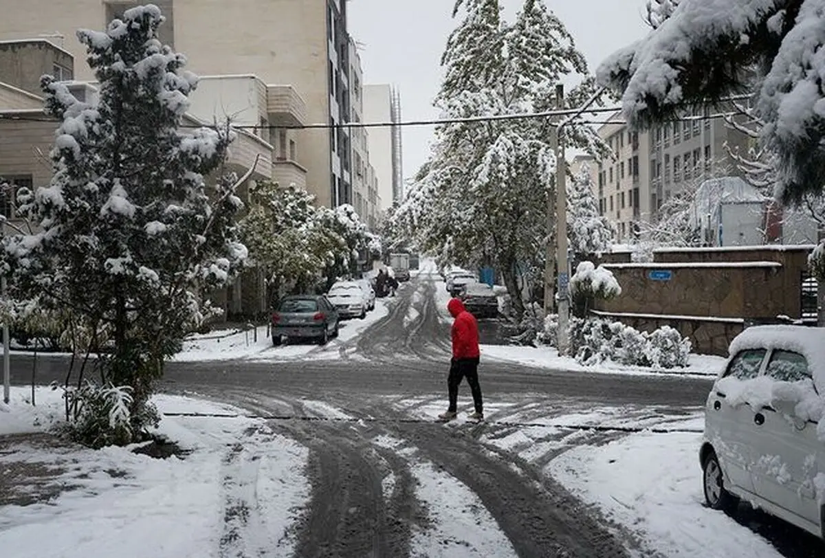 بارش برف و باران در نقاط مختلف کشور