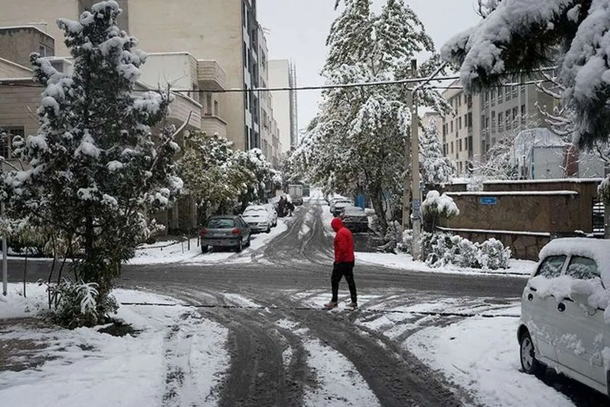 بارش برف و باران در نقاط مختلف کشور