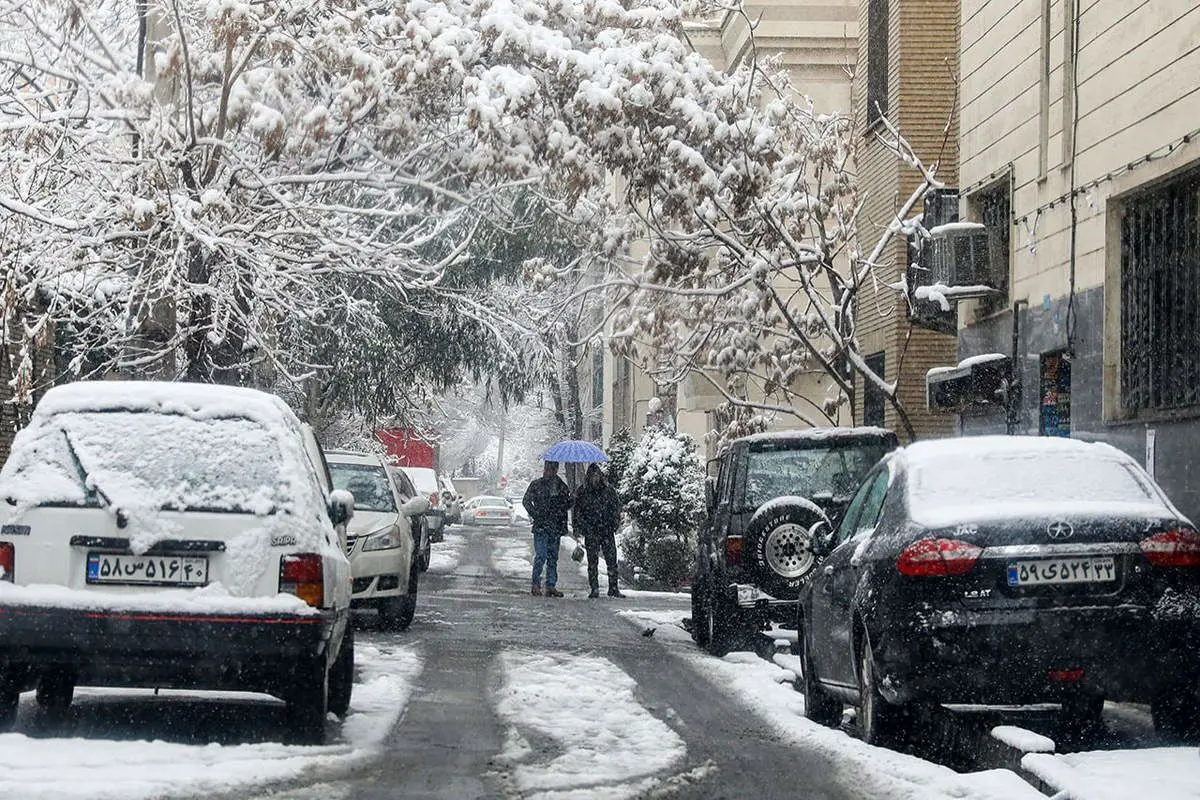 هواشناسی بارش برف پیش‌بینی کرد
