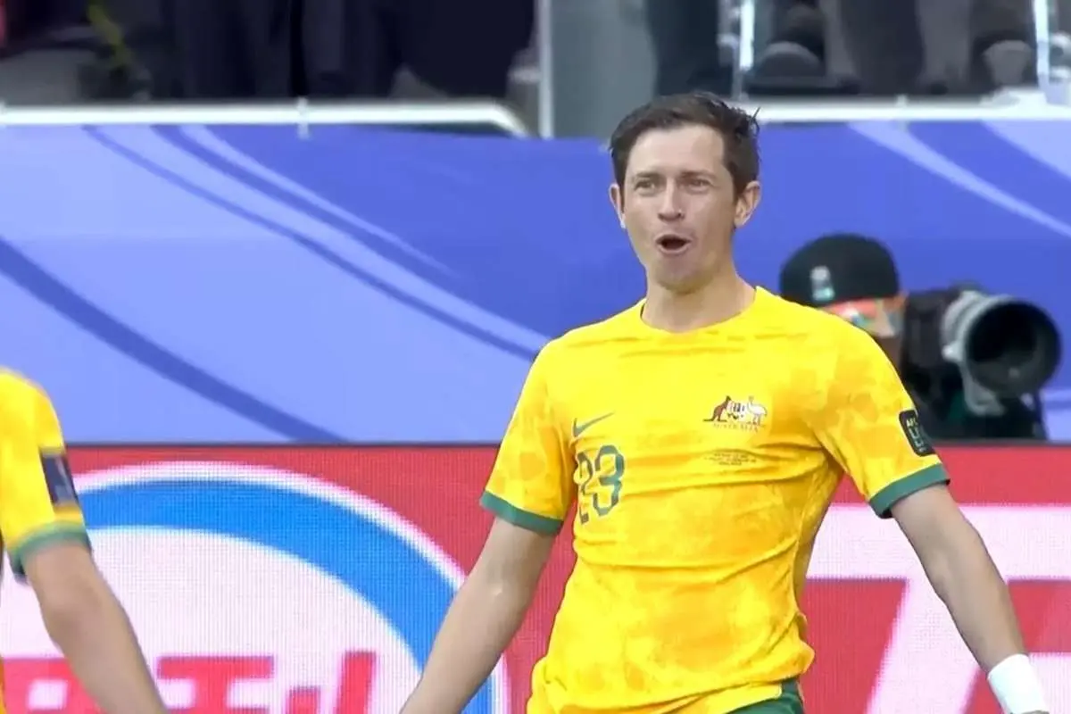 (ویدیو) گل سوم استرالیا به اندونزی توسط کریگ گودوین