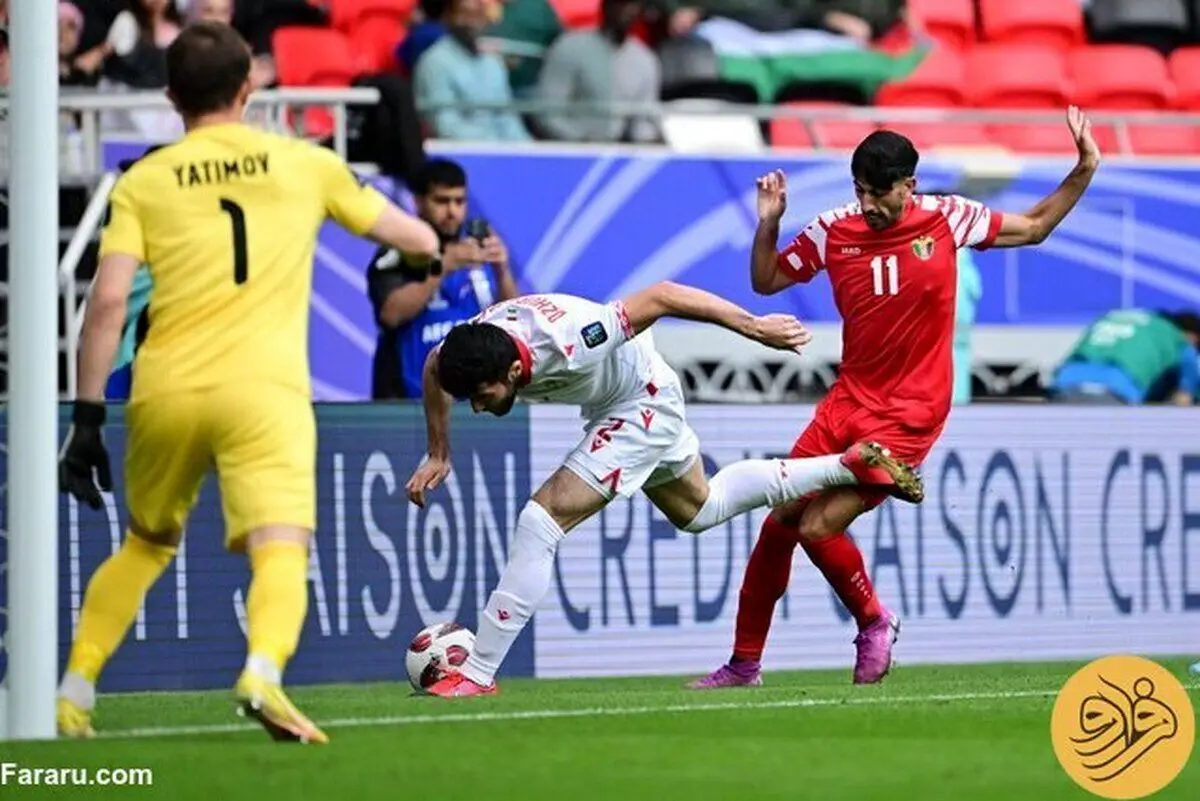 تاجیکستان با گل به خودی بازیکن پرسپولیس حذف شد