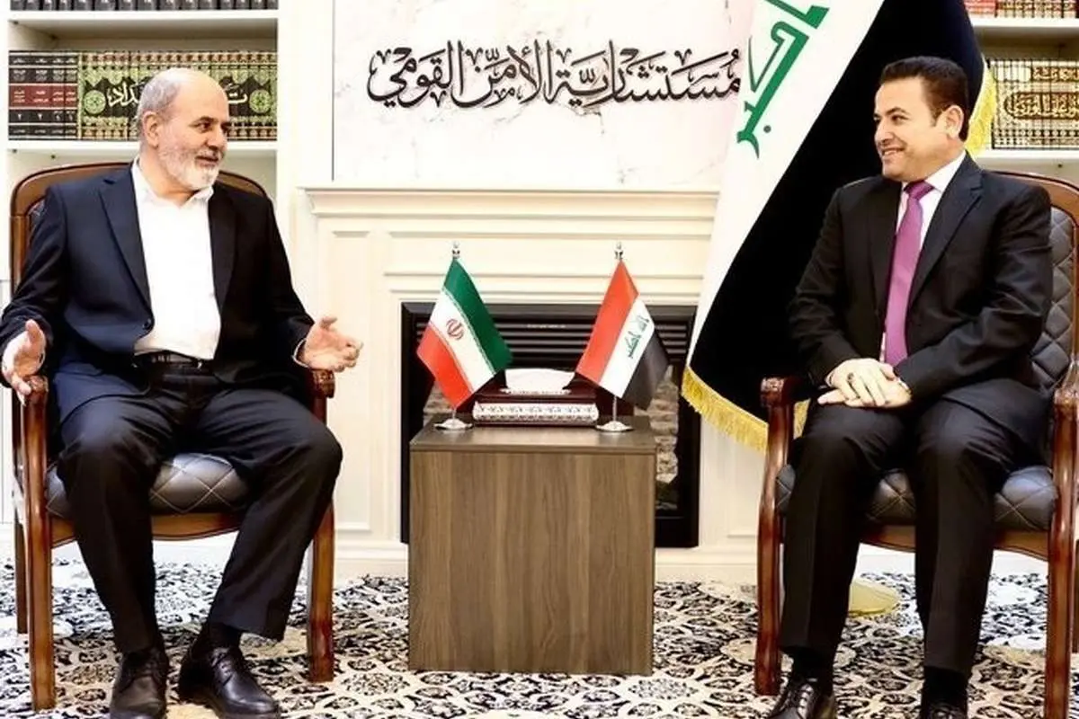 جزئیات دیدار دبیرکل شورای امنیت ملی با مشاور امنیت ملی عراق