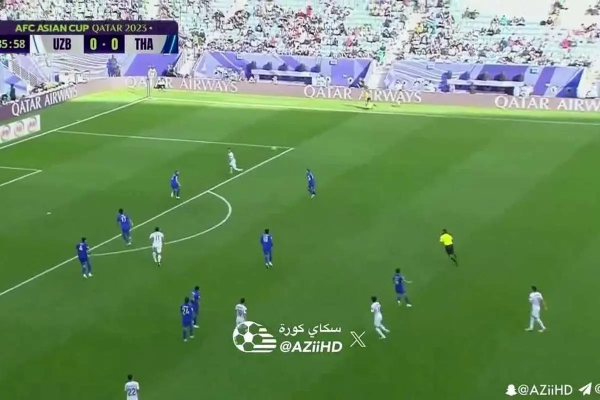 (ویدیو) گل اول ازبکستان به تایلند توسط عزیزبک تورگونبائف