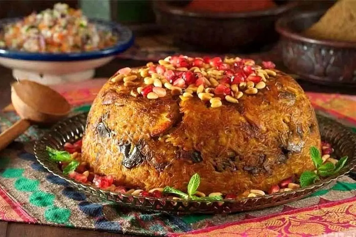 طرز تهیه ته چین مرغ و بادمجان؛ مجلسی و مخصوص