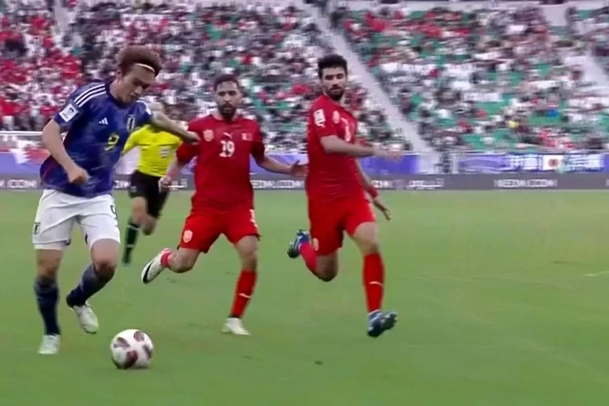 (ویدیو) گل دوم ژاپن به بحرین توسط تاکفوسا کوبو