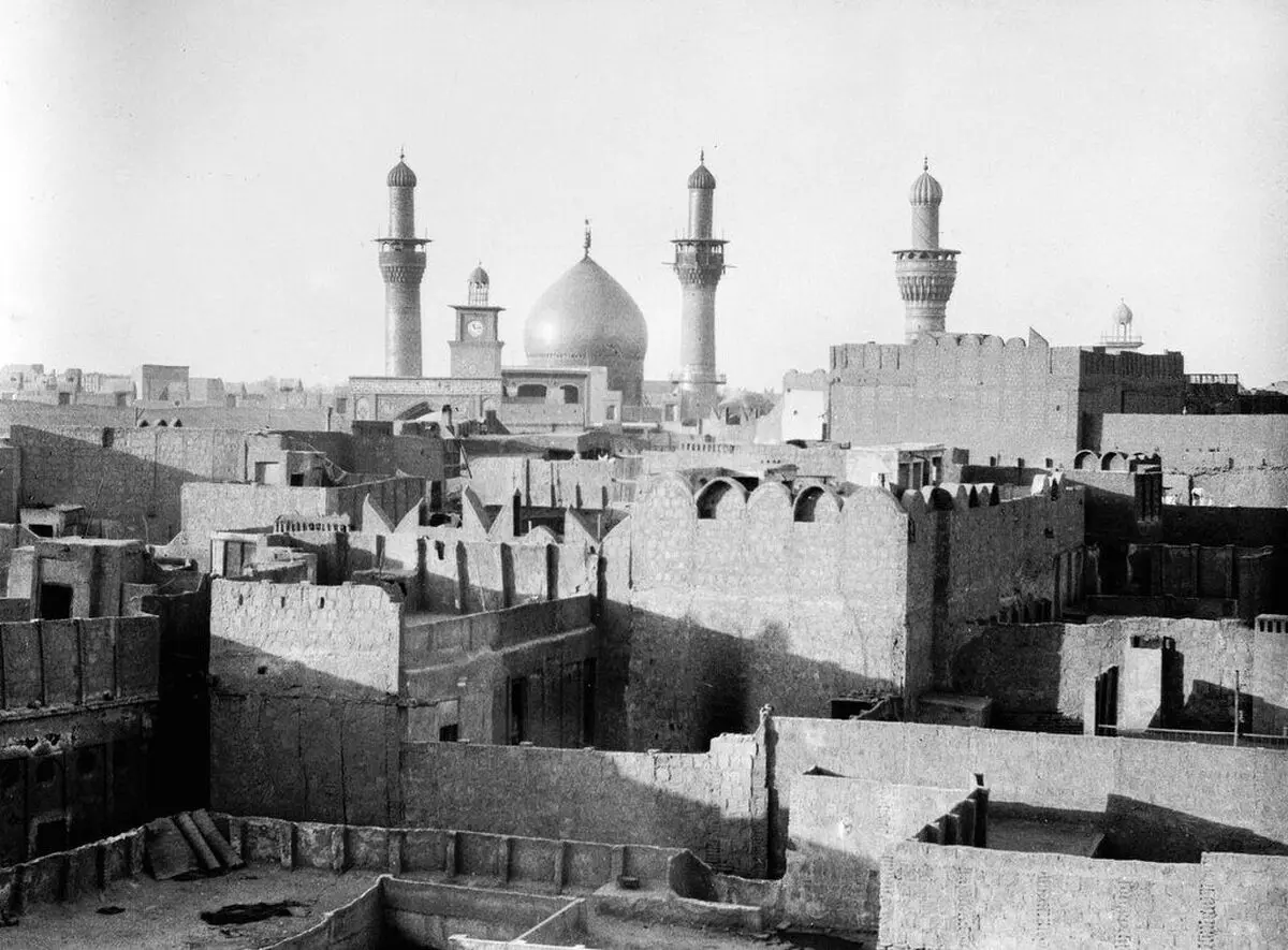 (عکس) حرم امام حسین (ع) در کربلا؛ حدود ۹۰ سال پیش
