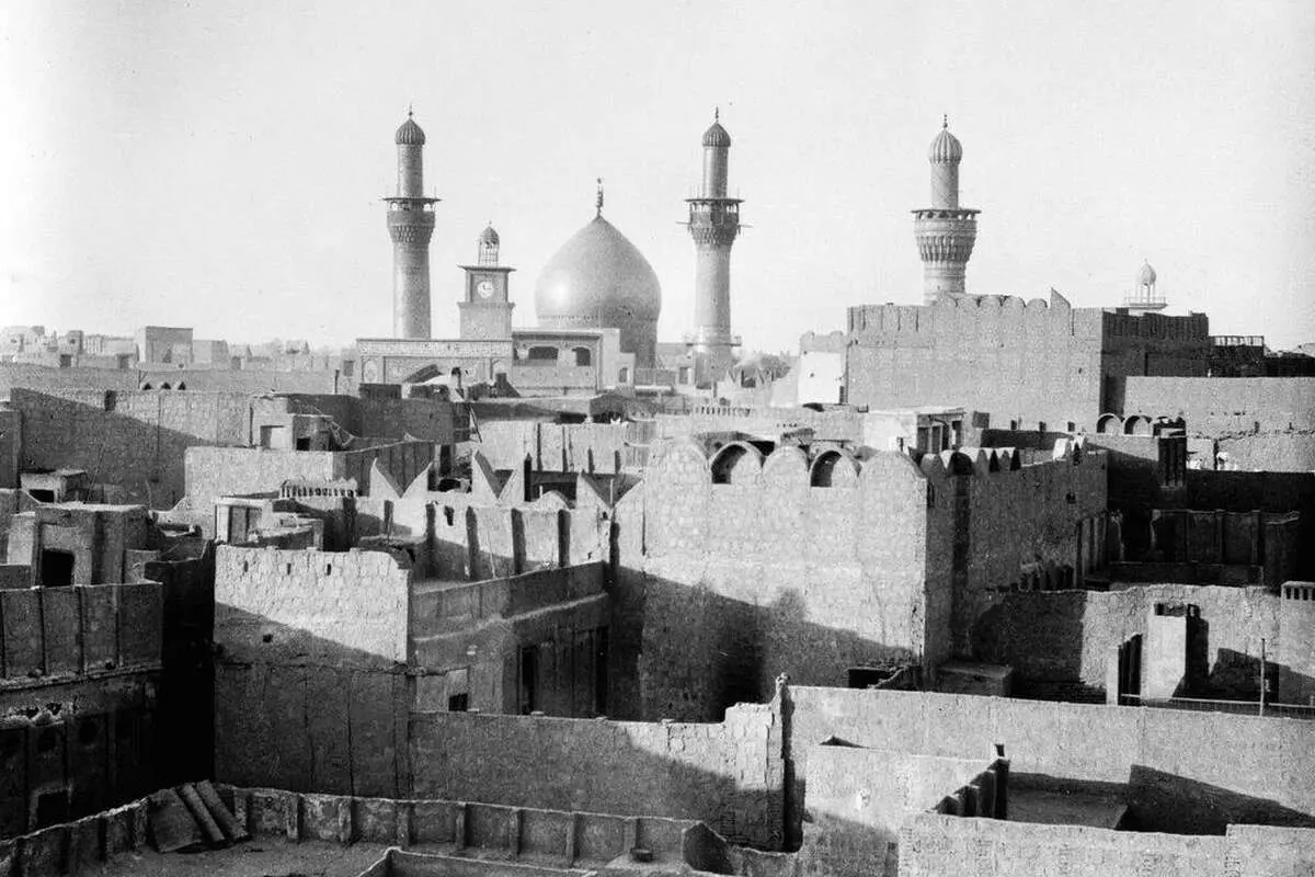 (عکس) حرم امام حسین (ع) در کربلا؛ حدود ۹۰ سال پیش
