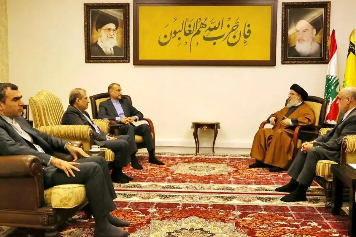 دیدار امیرعبداللهیان با سید حسن نصرالله