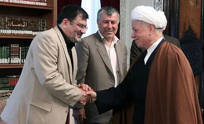 عکس> دیدار روح الامینی با هاشمی