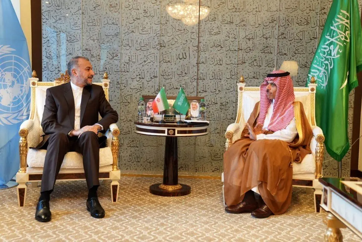 گفت‌وگوی امیرعبداللهیان و وزیر خارجه عربستان