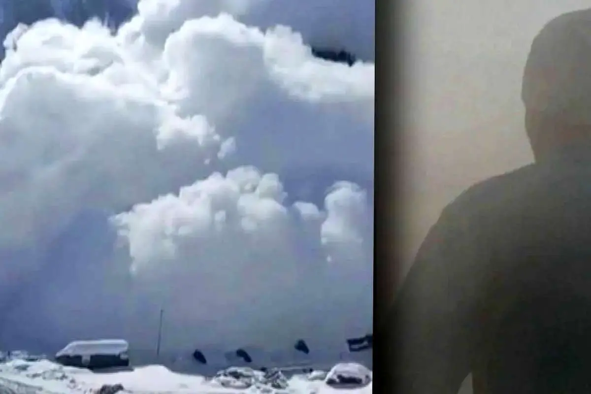 (ویدئو) لحظه سقوط بهمن از نگاه شاهد عینی