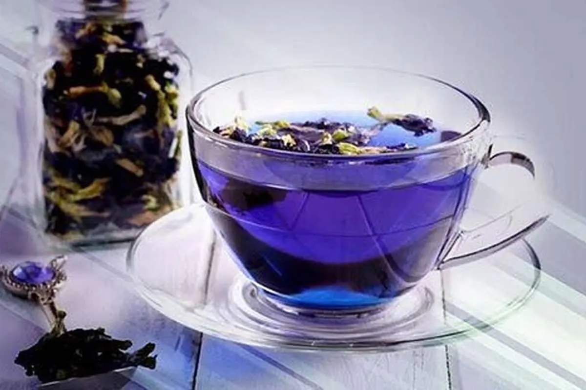فواید چای آبی برای سلامتی که نمی‌دانستید