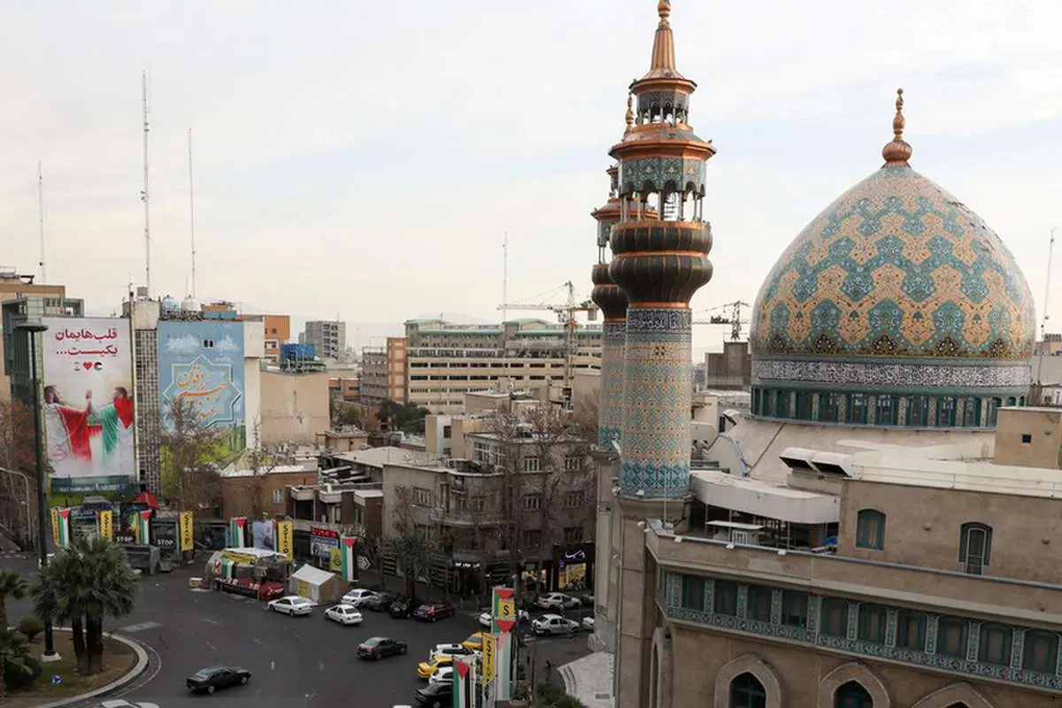 طرح جدید دیوارنگاره میدان فلسطین تهران به زبان عبری