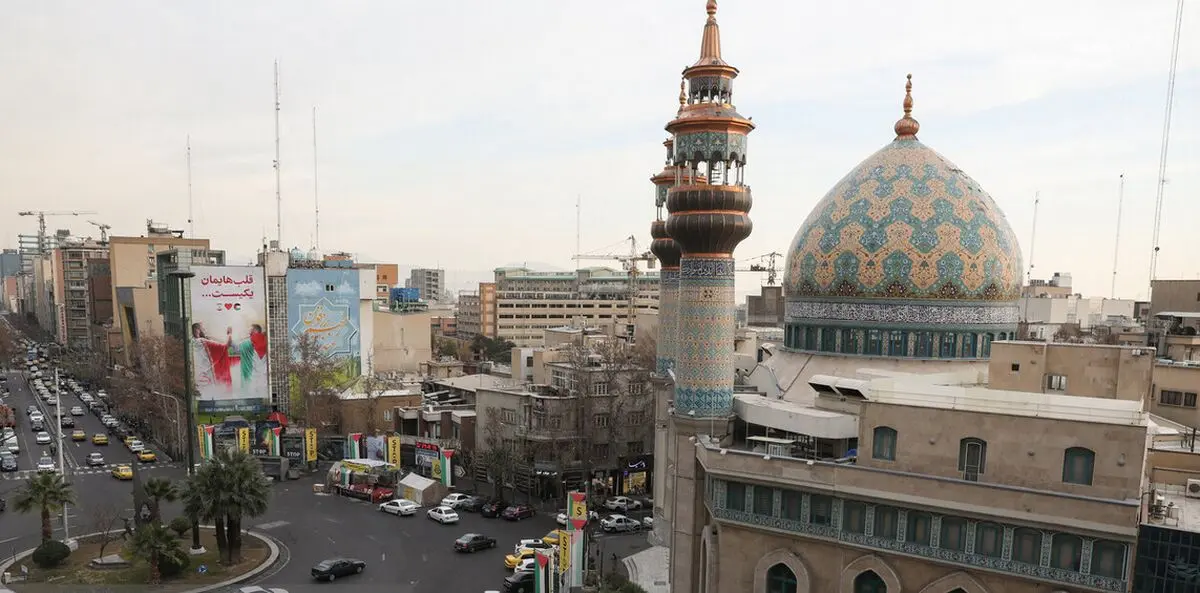 طرح جدید دیوارنگاره میدان فلسطین تهران به زبان عبری